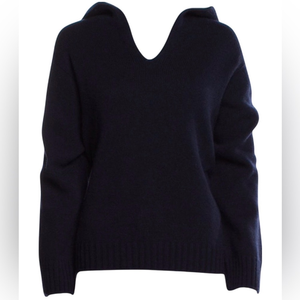 Fabiana Filippi Cashmere V-Neck Hoodie
